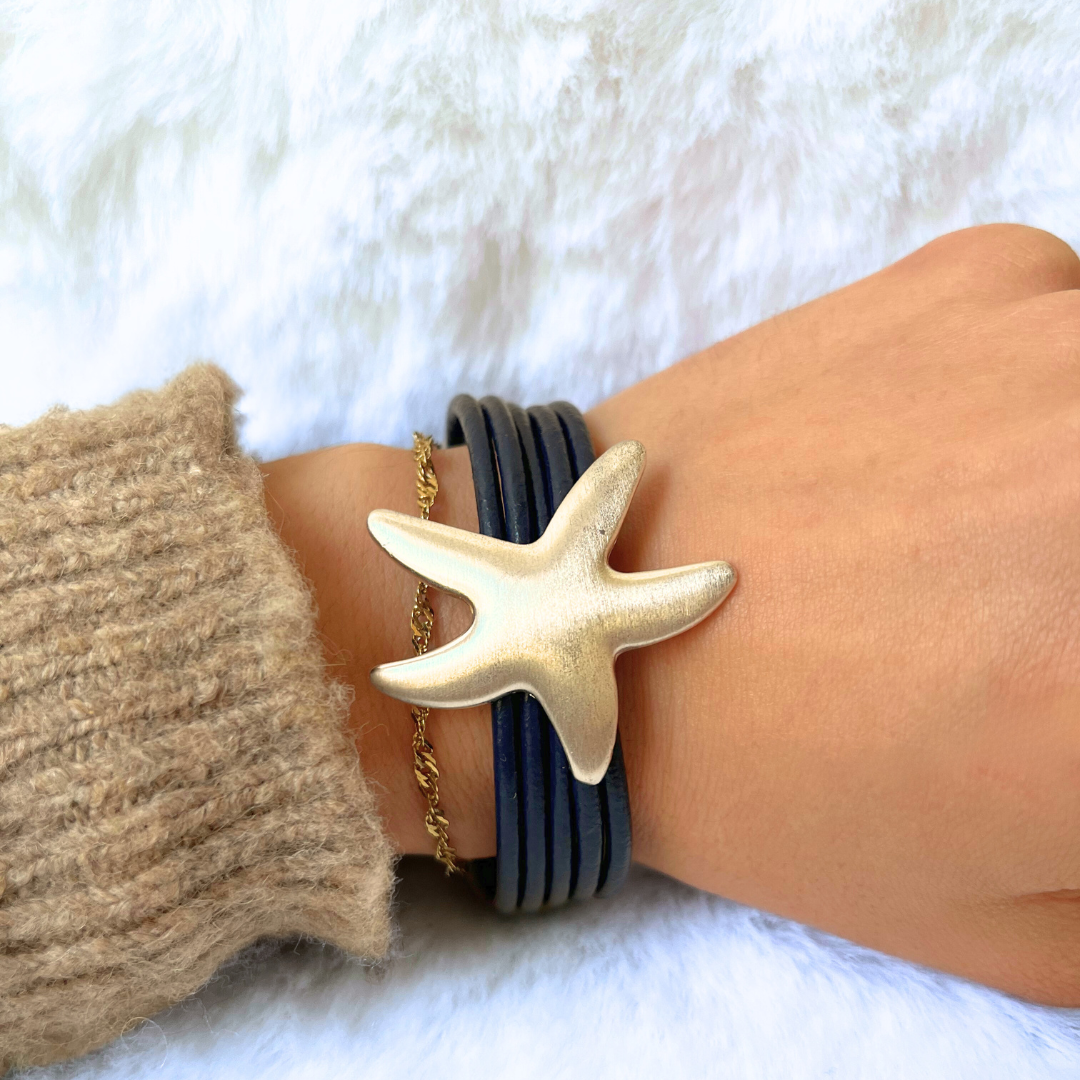 bracelet modèle Row Of Star porté