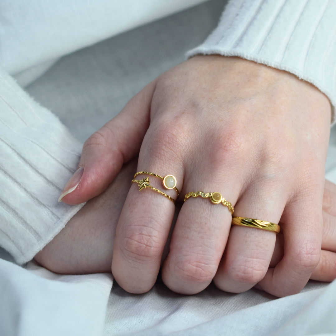 Bague "Star White"